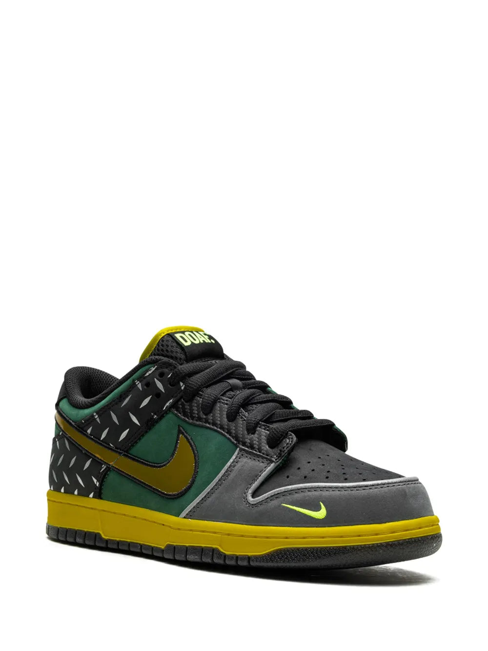 Nike X Doaf Dunk Low What The Duck- University Of Oregon Home Sneakers