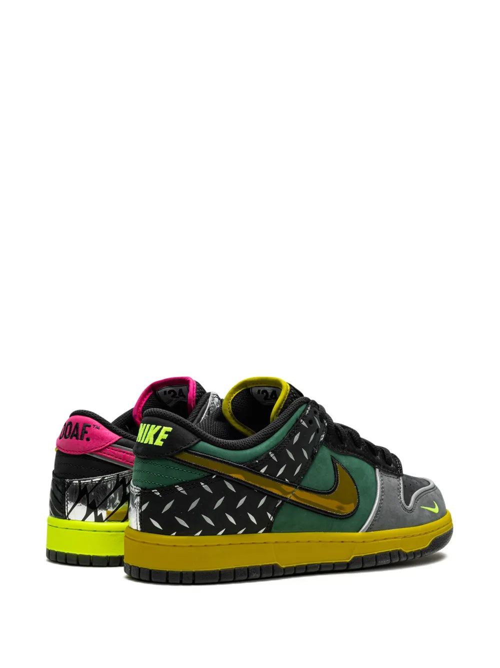 Nike X Doaf Dunk Low What The Duck- University Of Oregon Home Sneakers