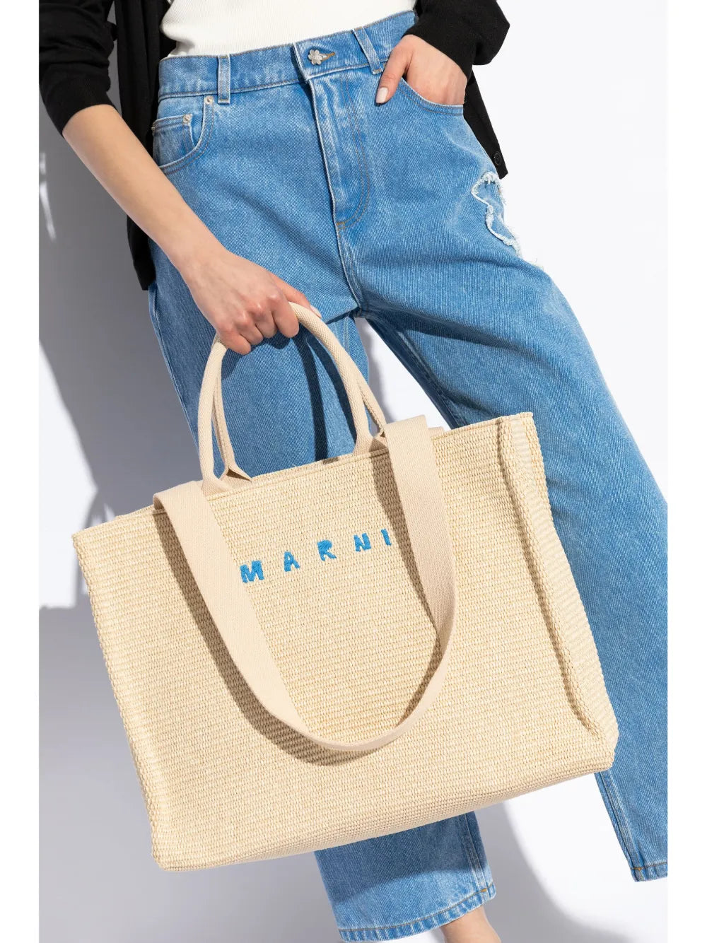 Marnilarge Basket tote bag