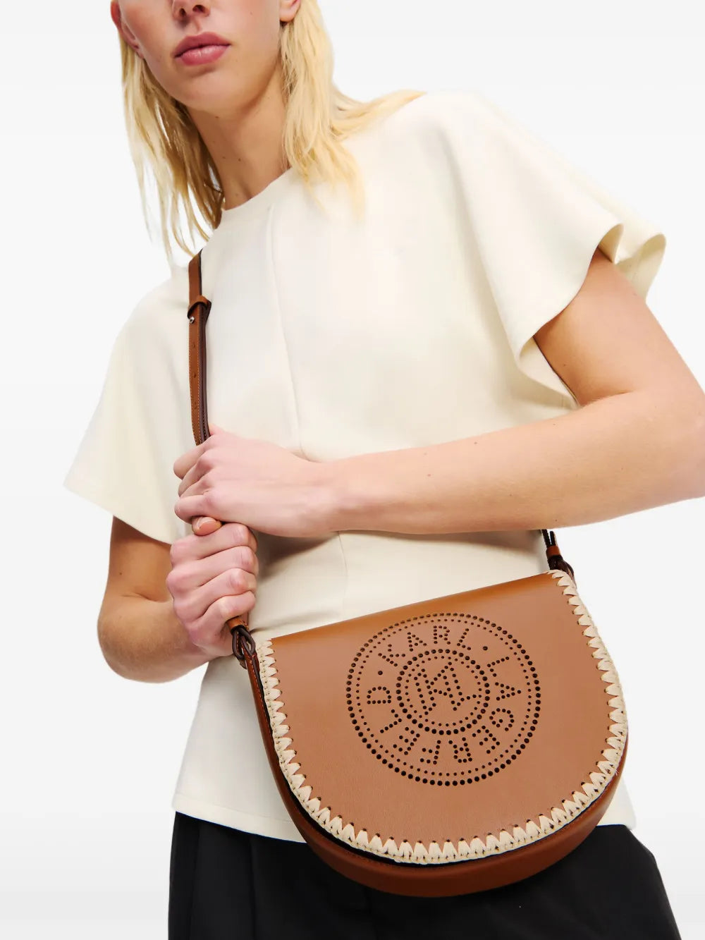Karl LagerfeldK/Circle crossbody bag