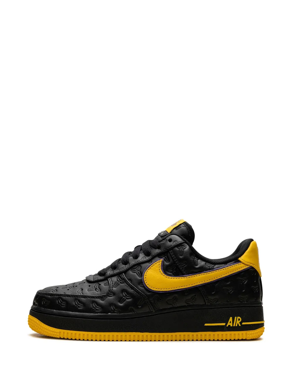 Nike X Kobe Bryant Air Force 1 Lakers Away - Black/Varsity Maize/Varsity Purple Sneakers