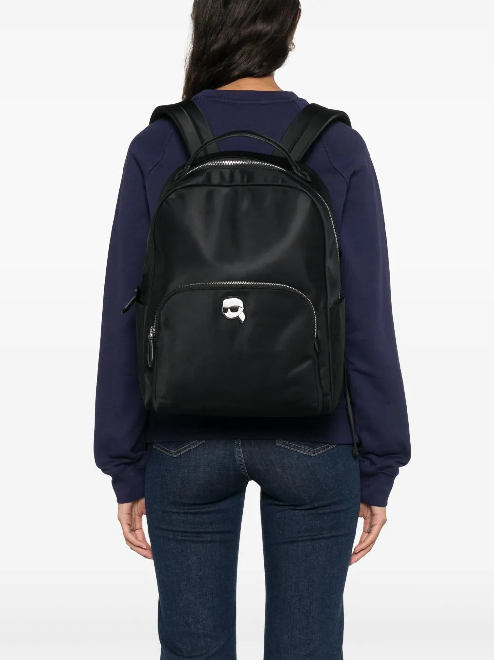 Karl Lagerfeldlogo-print backpack
