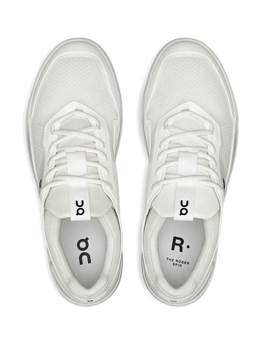 On Running The Roger Spin White/Black Sneakers
