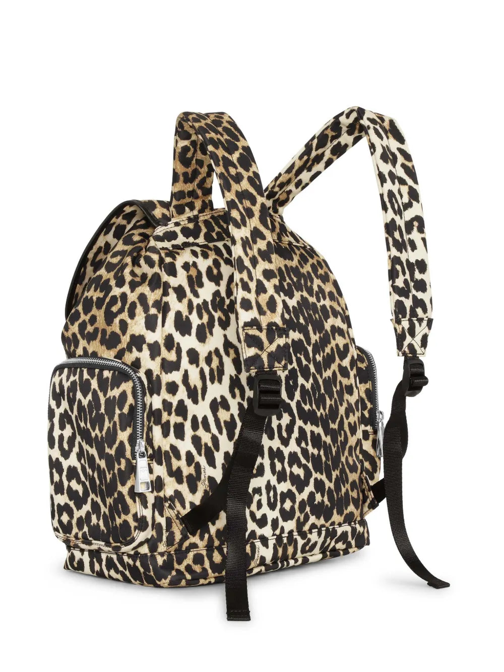 GANNIleopard-print backpack