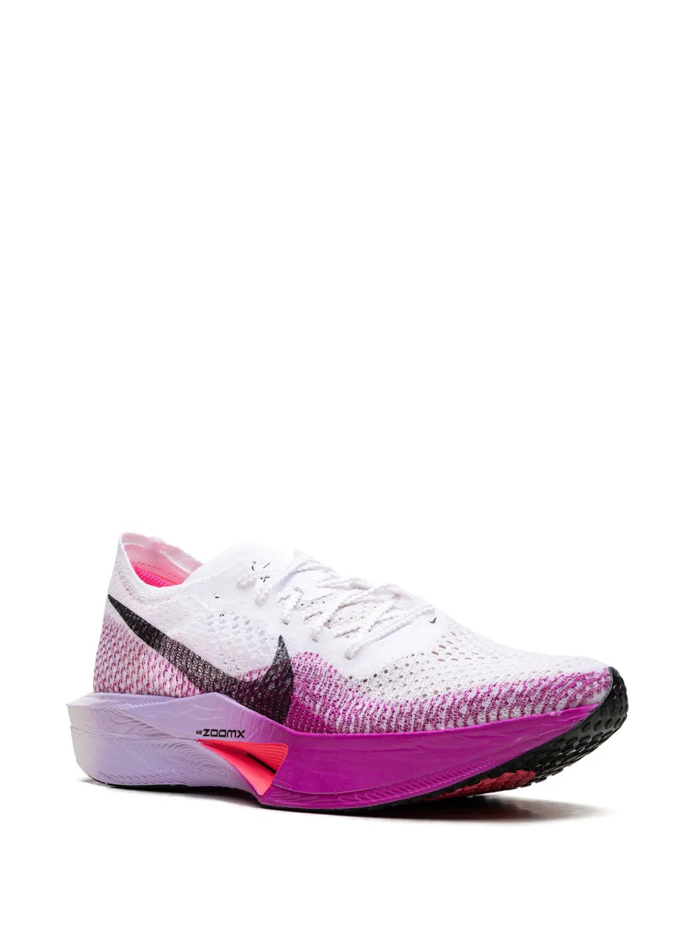 Nike Zoomx Vaporfly Next% 3  White/Vivid Purple/Purple Agate/Black Sneakers