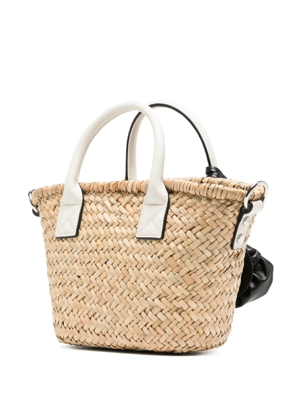 Karl LagerfeldK/signature Small Raffia tote bag