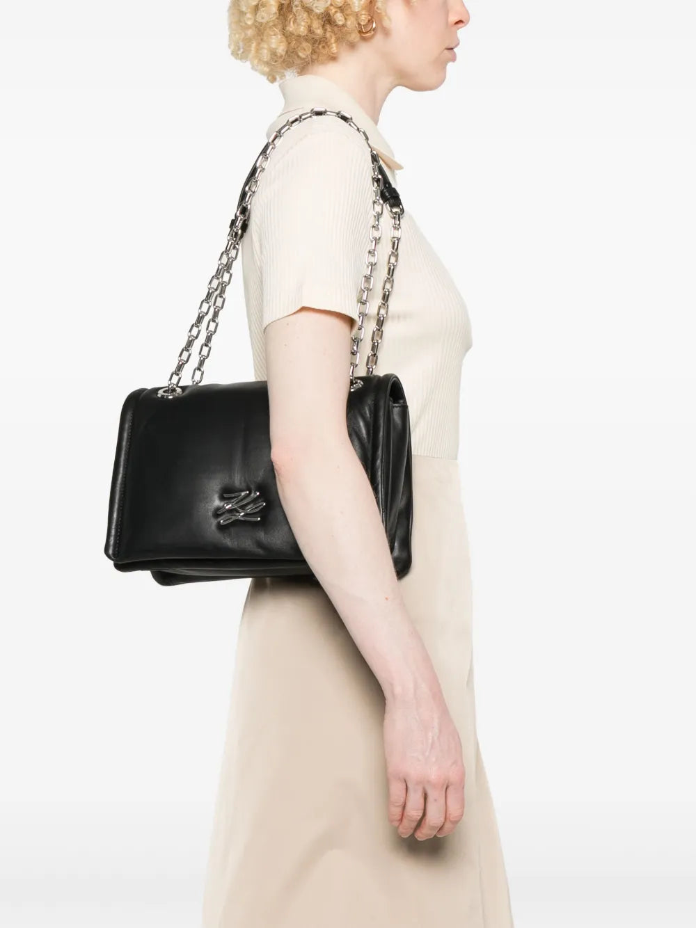 Karl LagerfeldK Autograph shoulder bag