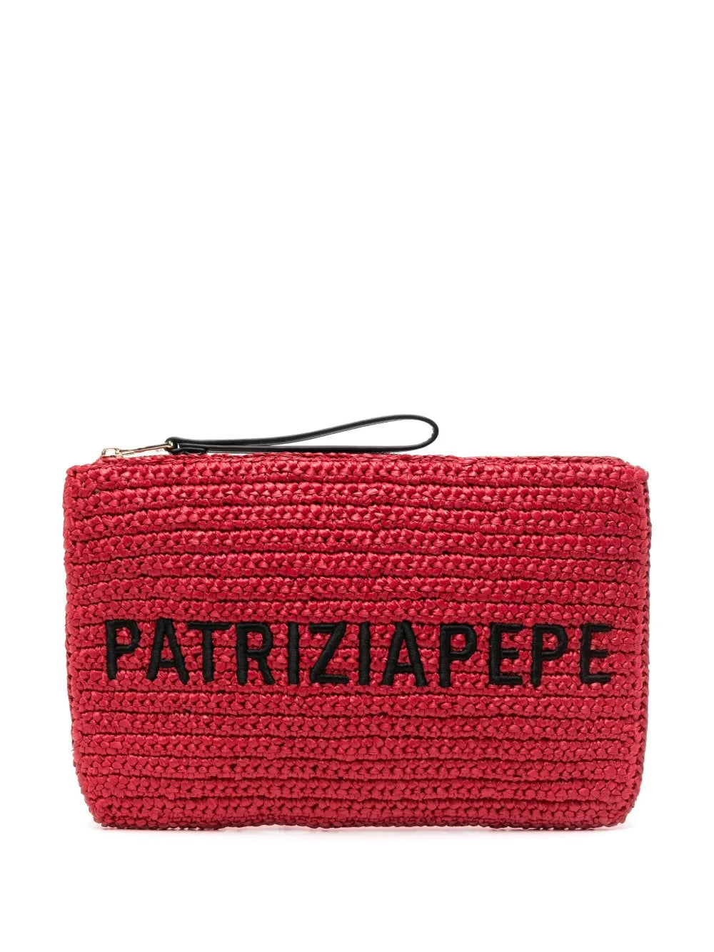 Patrizia Pepelogo-embroidered clutch bag