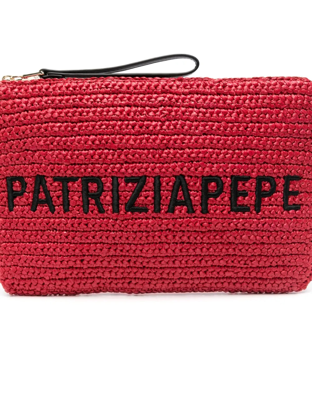 Patrizia Pepelogo-embroidered clutch bag