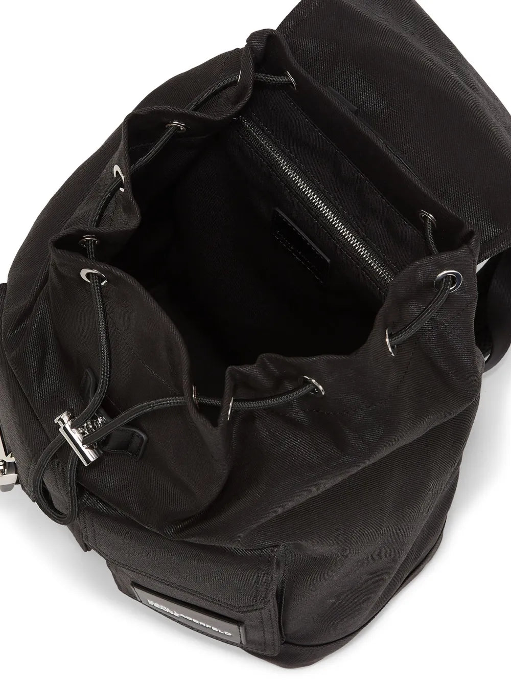 Karl Lagerfeld JeansKLJ structured canvas backpack