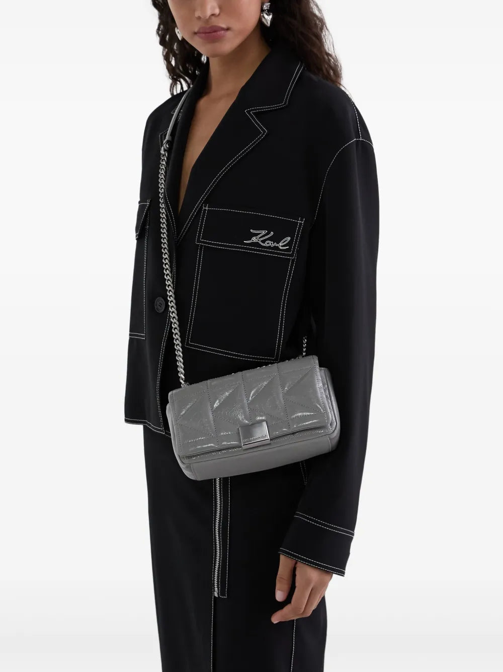 Karl Lagerfeldsmall K/Kuilt cross body bag