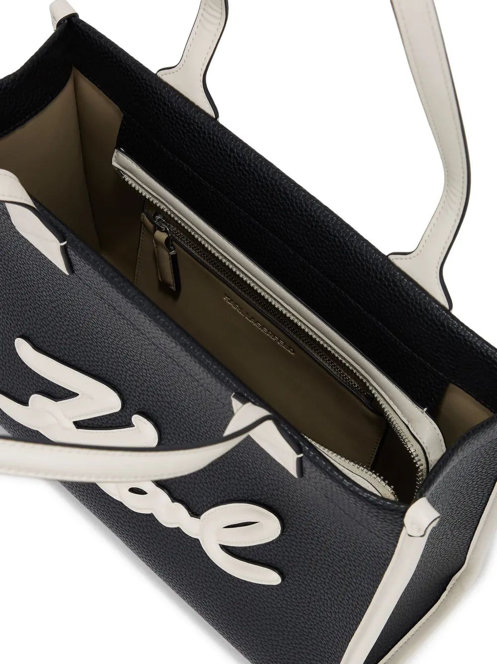Karl LagerfeldK/skuare textured tote bag