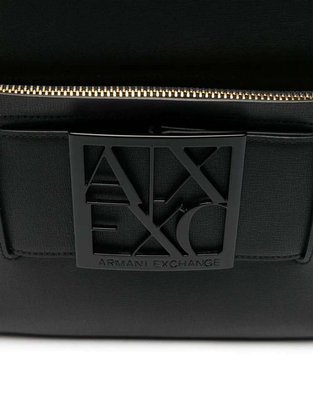 Armani Exchangelogo-plaque backpack