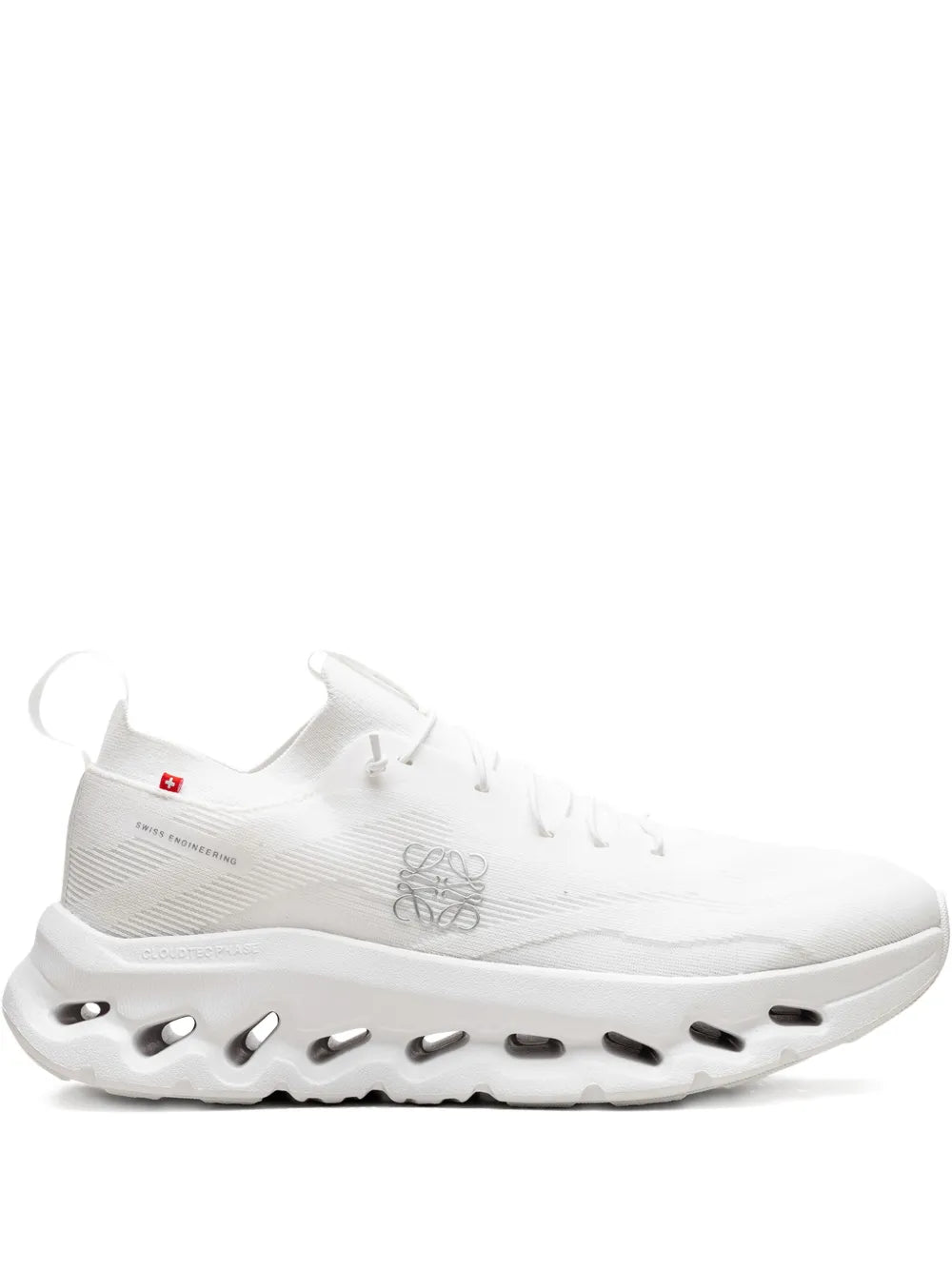 On Running X Loewe Cloudtilt All White Sneakers