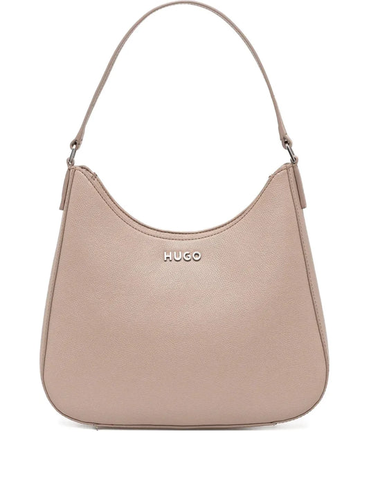 HUGOlogo-lettering shoulder bag