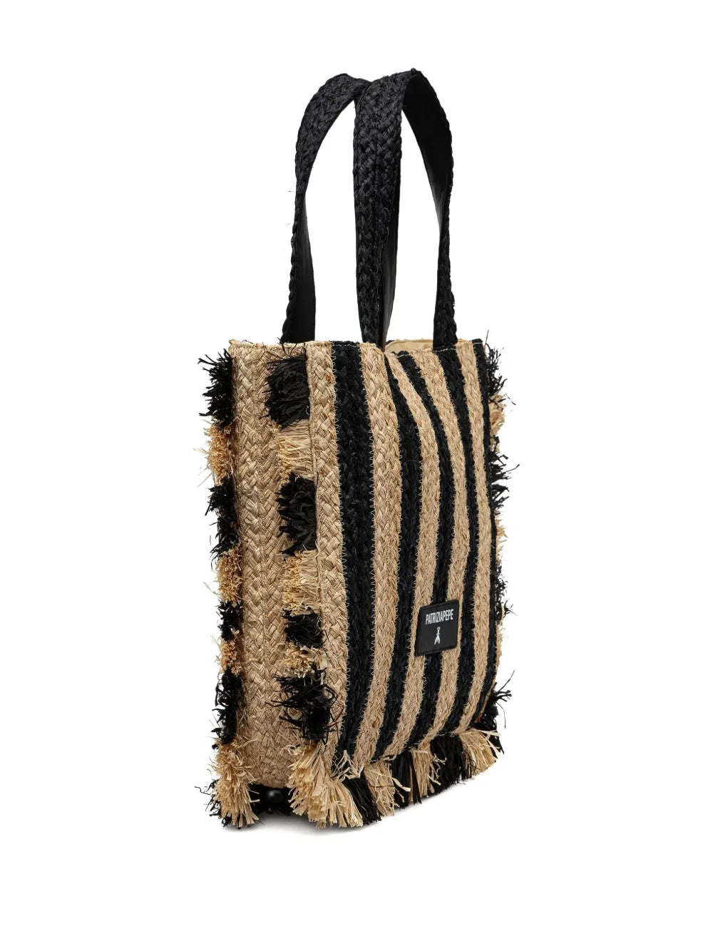 Patrizia Pepestriped tote bag