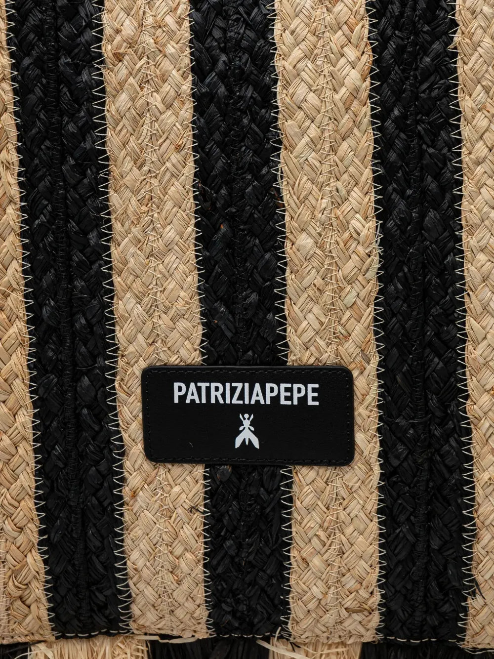 Patrizia Pepestriped tote bag