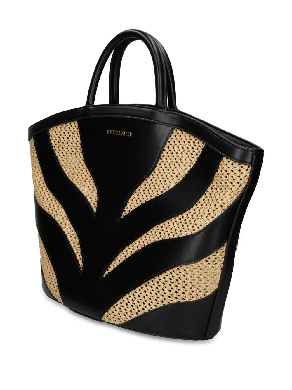 Just Cavallilogo-plaque tote bag
