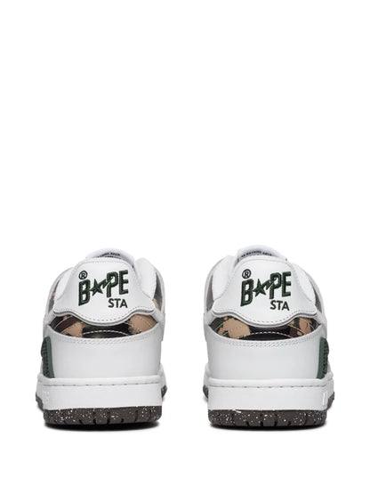 A Bathing Ape?Sk8 Sta #2 Camouflage-Panel Sneakers