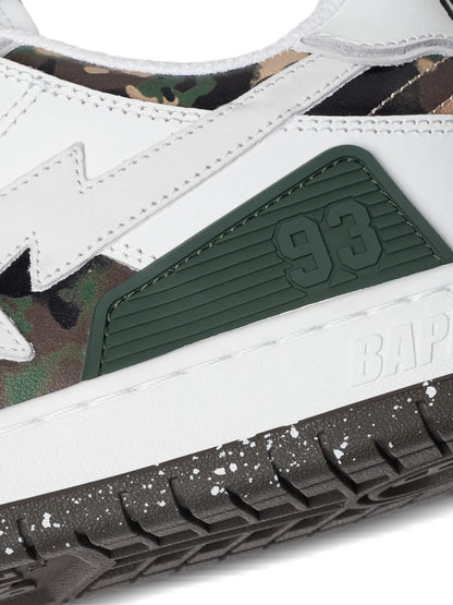 A Bathing Ape?Sk8 Sta #2 Camouflage-Panel Sneakers