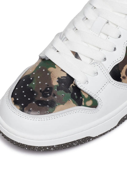 A Bathing Ape?Sk8 Sta #2 Camouflage-Panel Sneakers