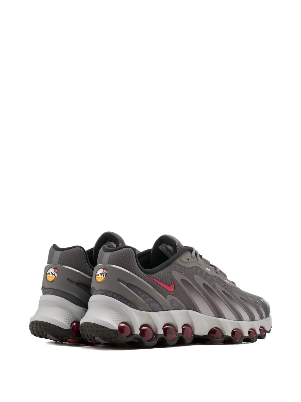 Air Max Dn8 Iron Grey Bright Crimson Sneakers