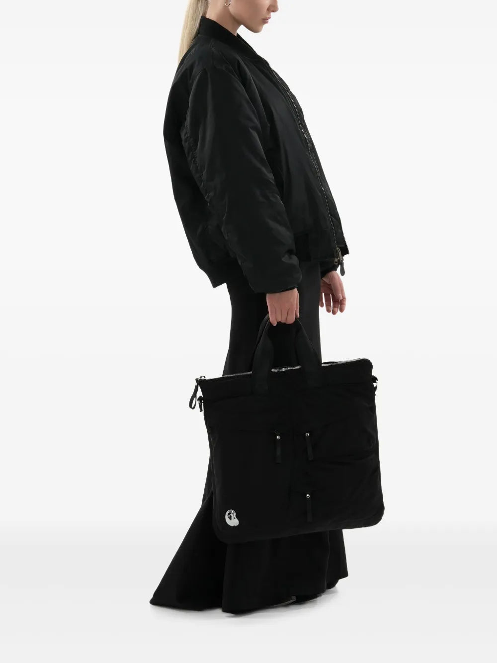 PUBLISHED BYruched tote bag