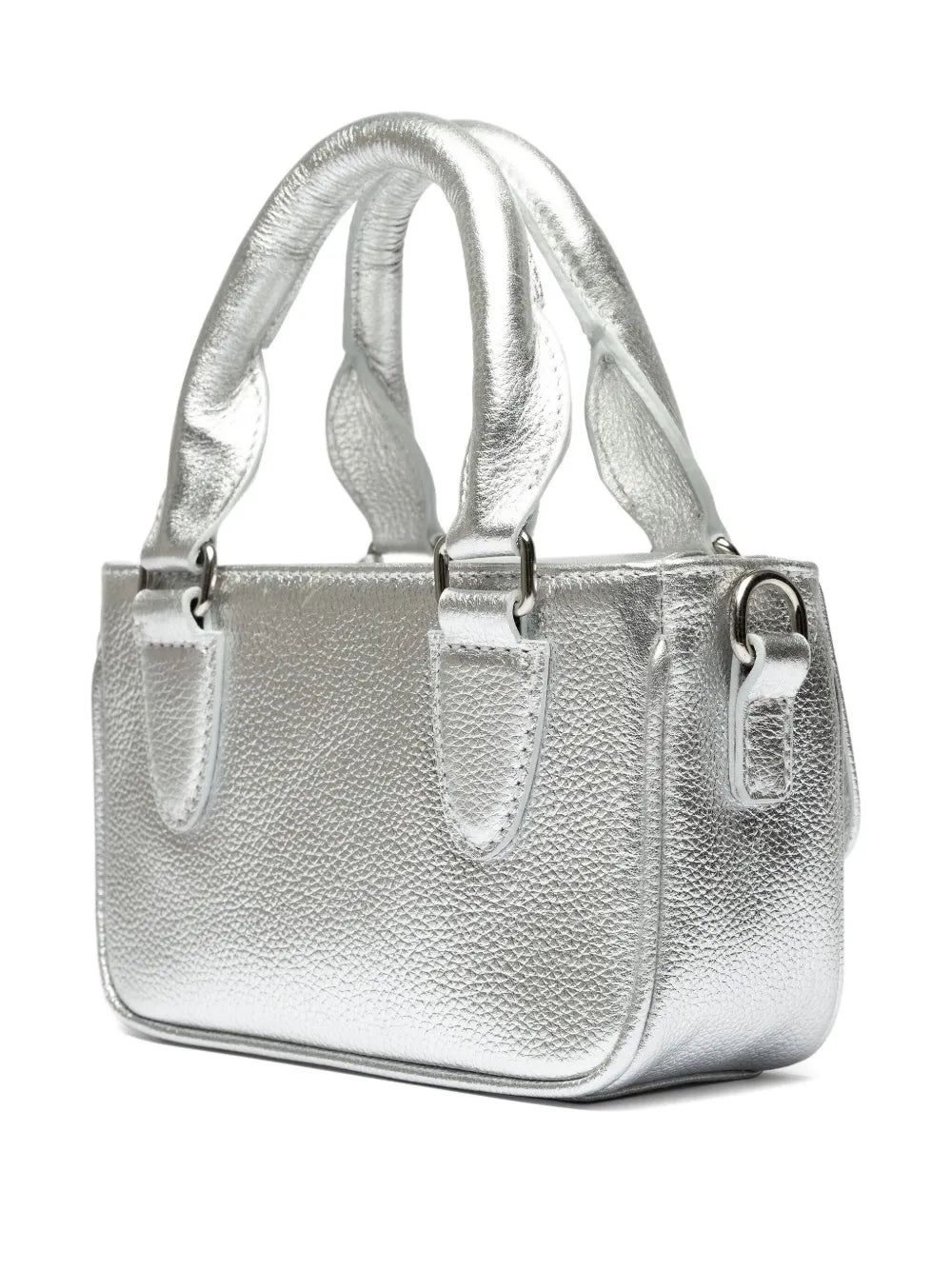 Sarah Chofakianmini Sarah metallic leather tote bag