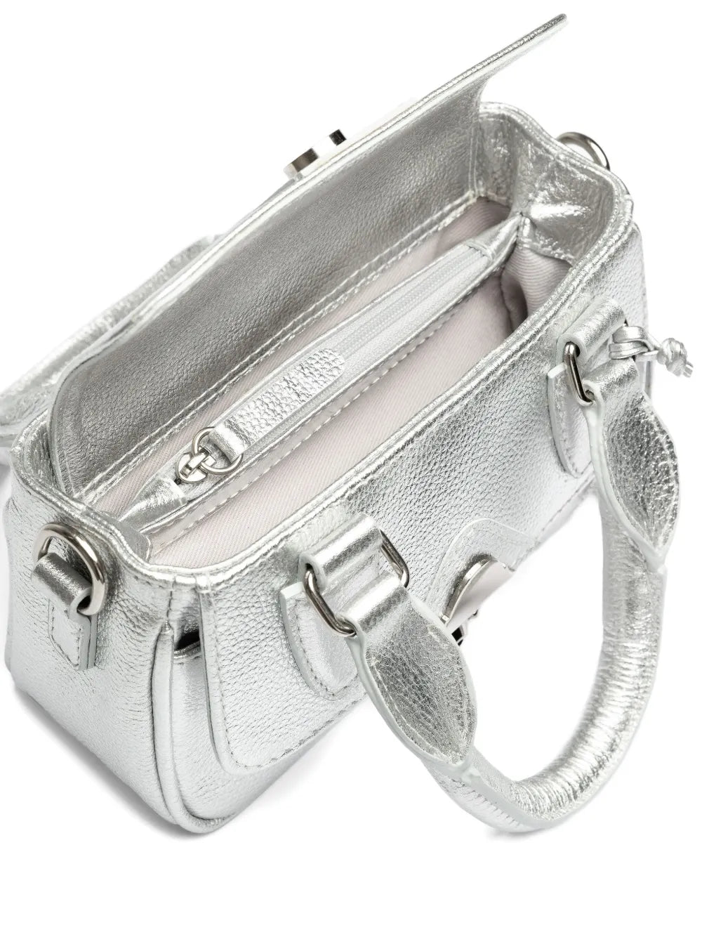 Sarah Chofakianmini Sarah metallic leather tote bag