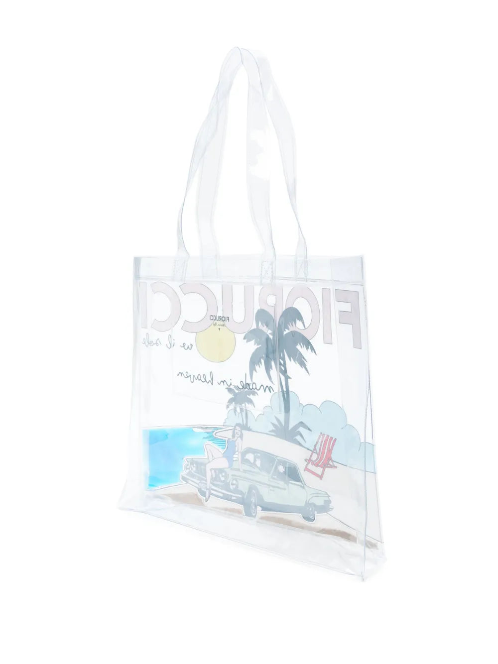 Fioruccilogo-print tote bag
