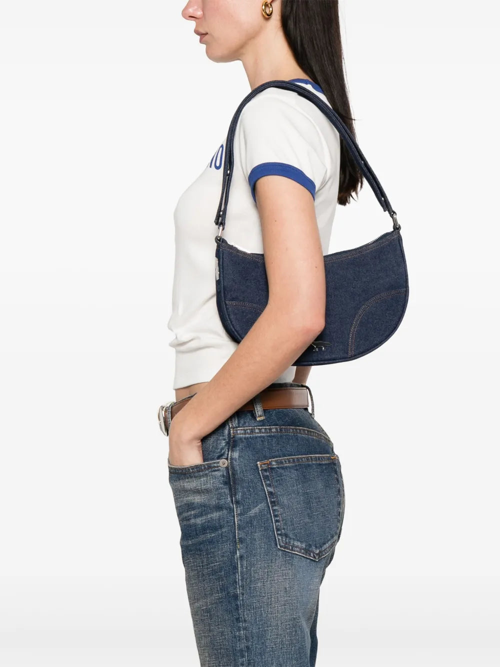 Maison Kitsunoogie Moon shoulder bag