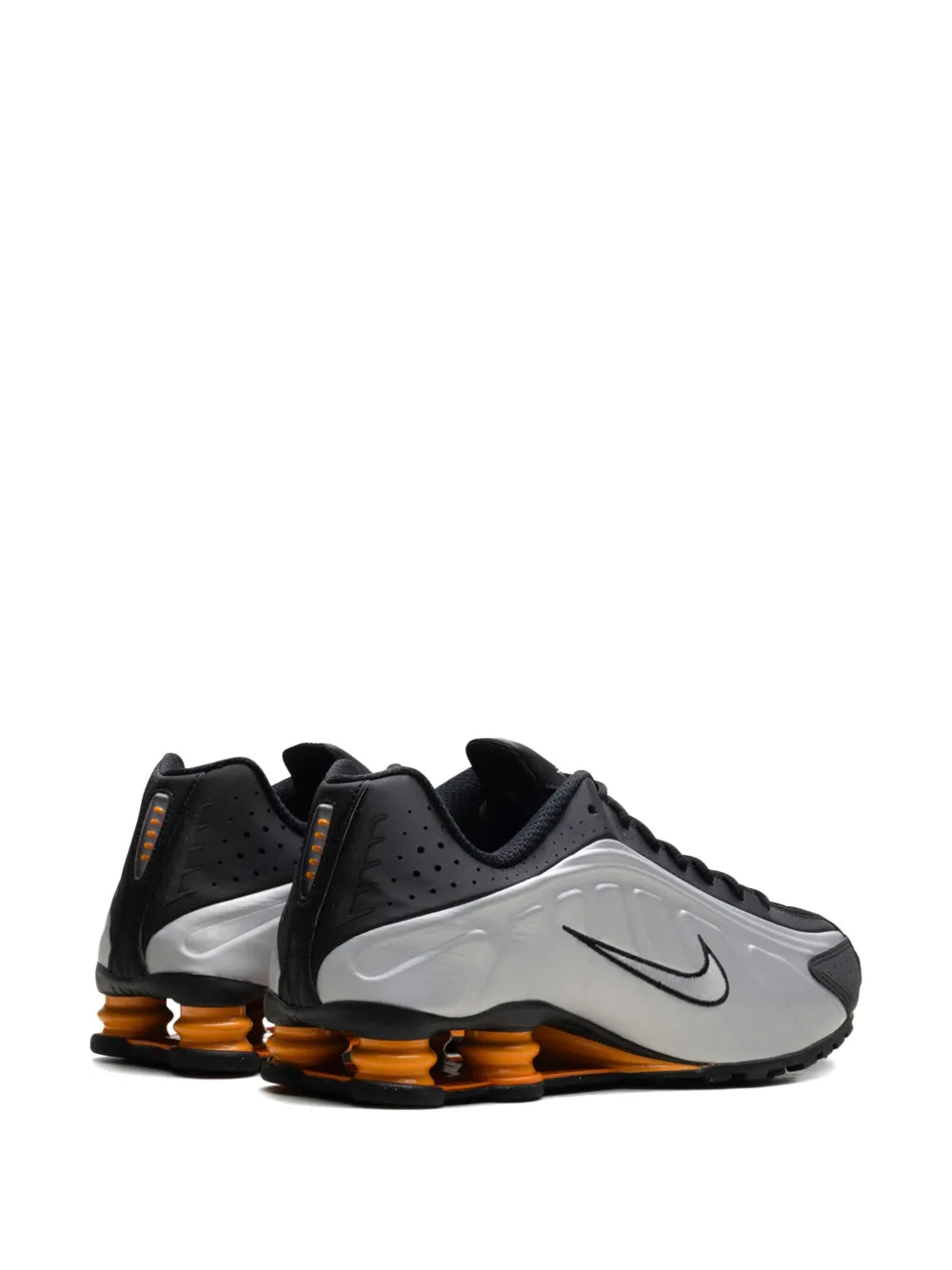 Nike Shox R4 Black/Vast Grey/Bright Mandarin/Metallic Silver Sneakers