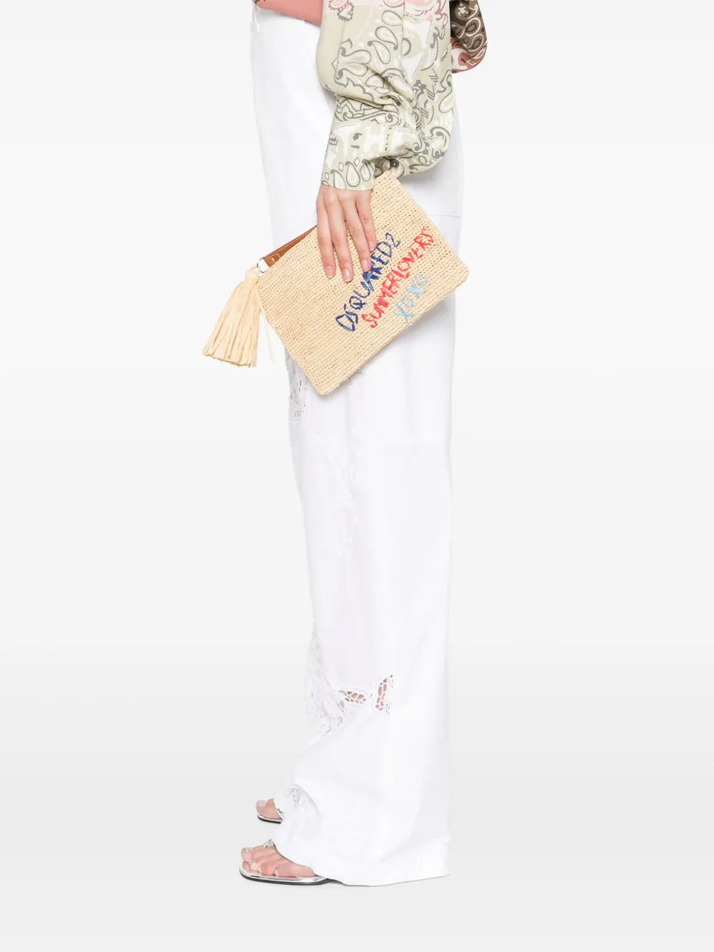 DSQUARED2Summer Lovers clutch bag