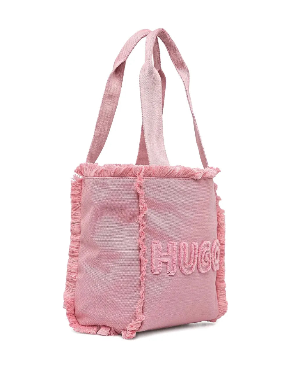 HUGOlogo-embroidered tote bag