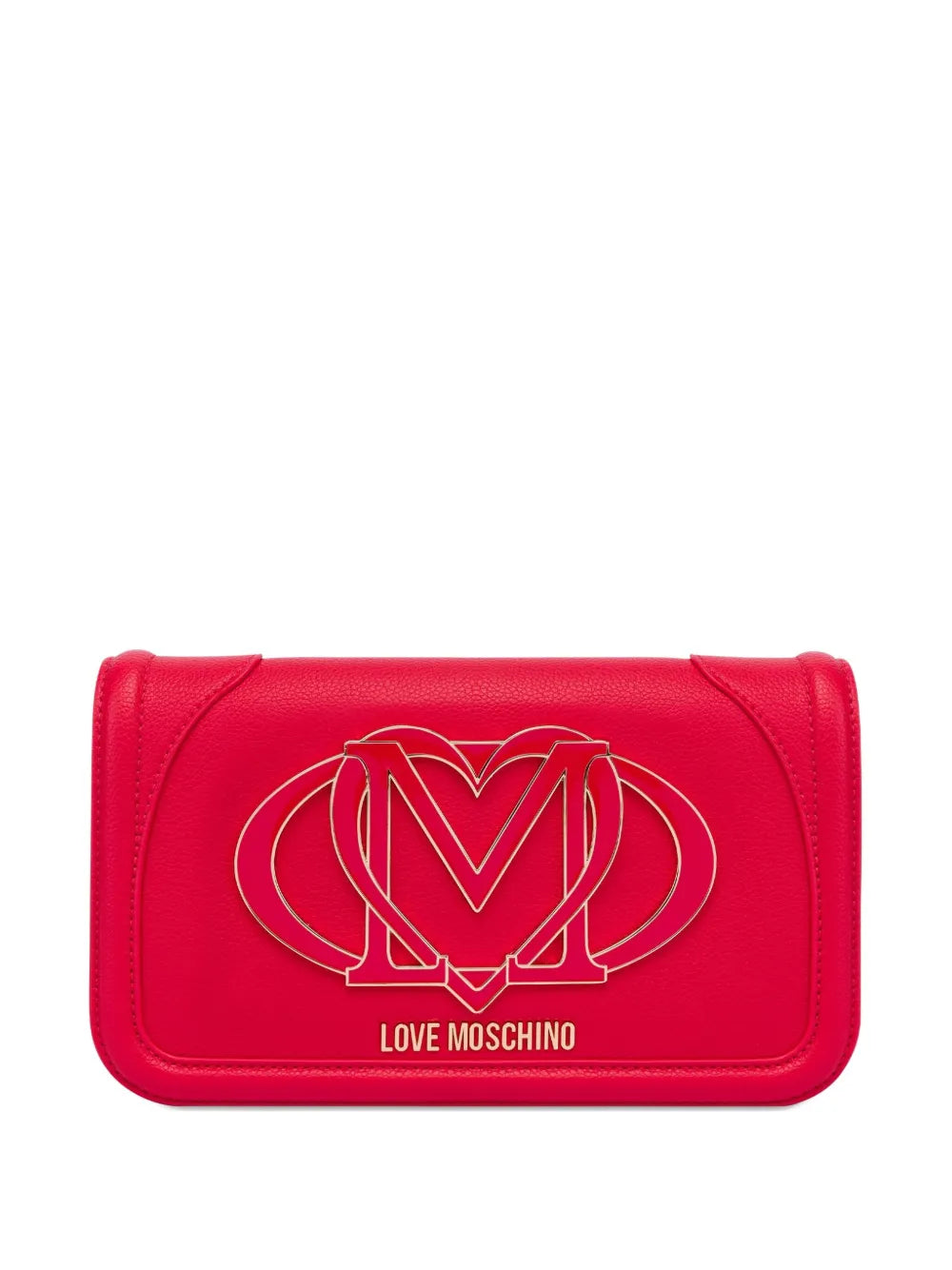 Love Moschinologo-plaque clutch bag