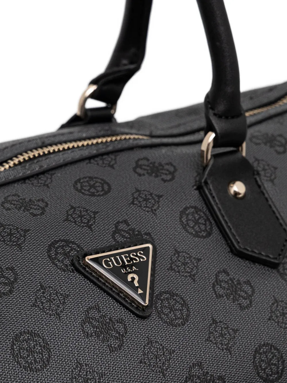 GUESS USAmonogram-embossed duffle bag