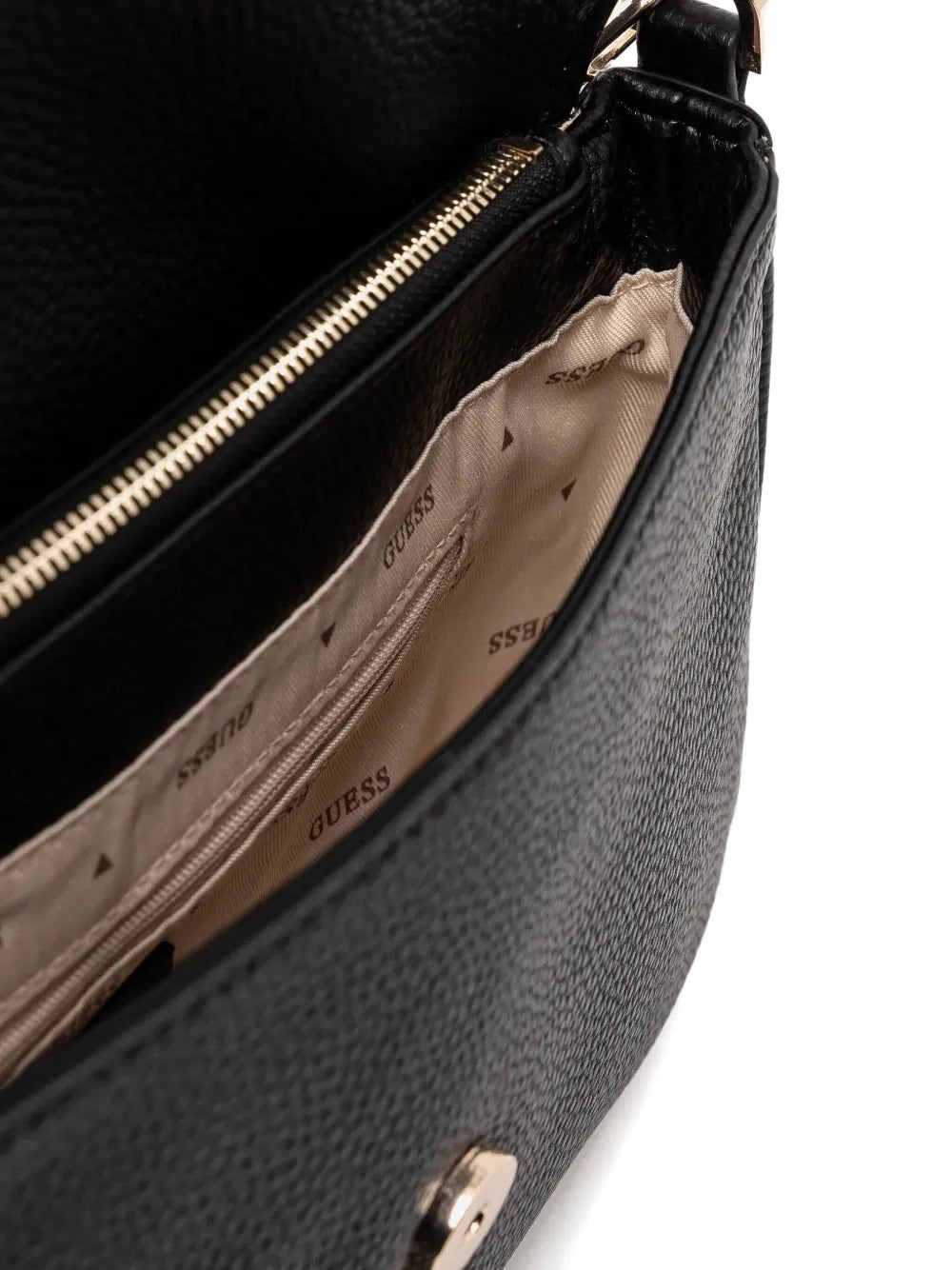 GUESS USApebbled-leather shoulder bag