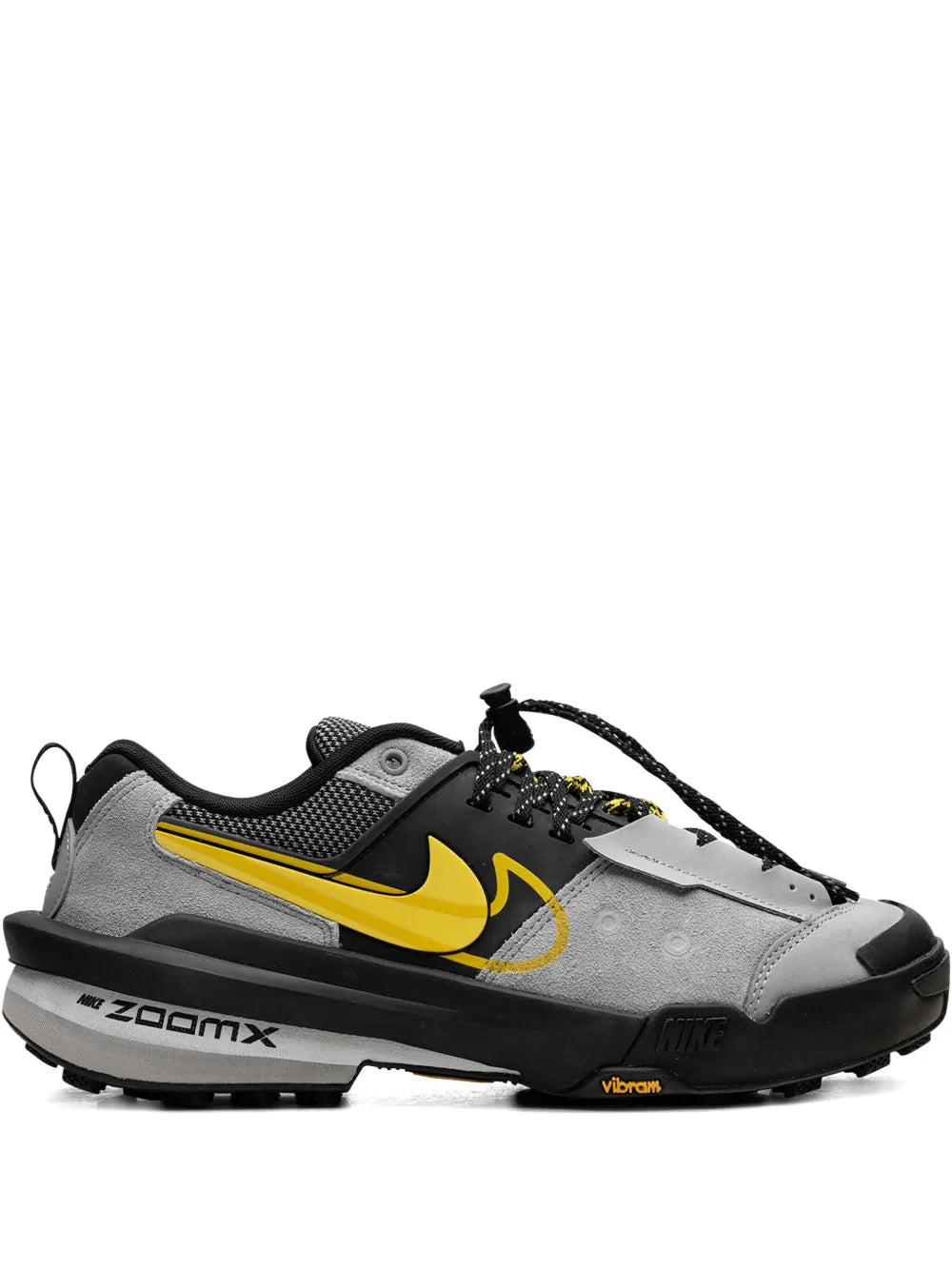 Nike X Sacai Zegamadome Sp Matte Silver/Yellow Sneakers