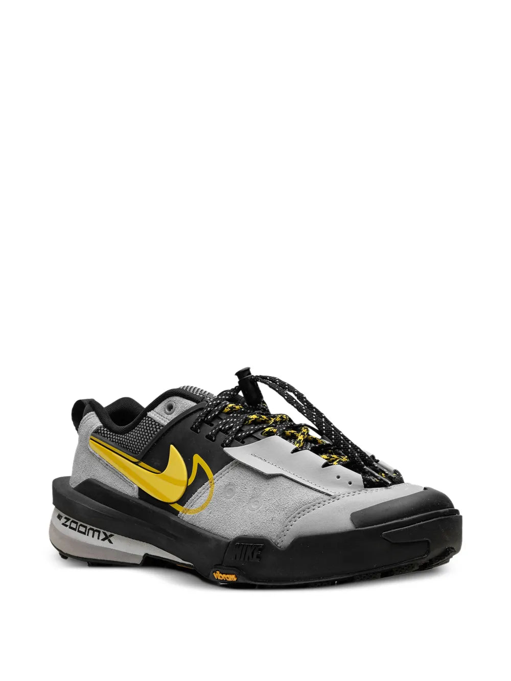 Nike X Sacai Zegamadome Sp Matte Silver/Yellow Sneakers