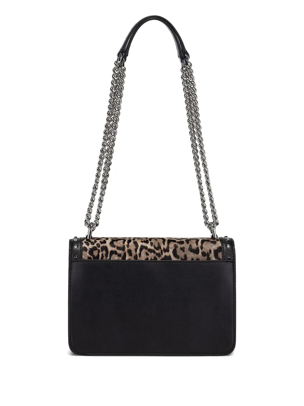 Michael Michael Korspanelled leopard-print shoulder bag