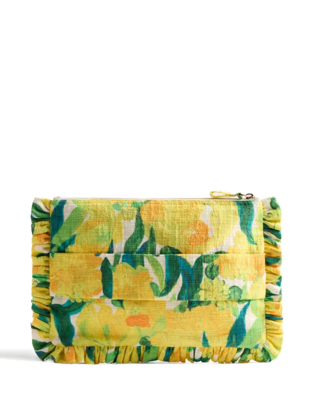 La DoubleJfloral-print clutch bag