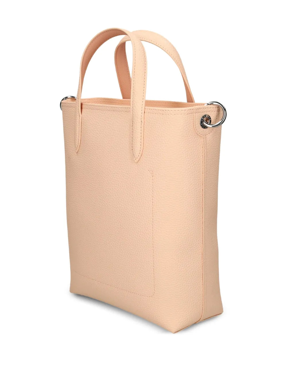 Lacostemini textured leather tote bag