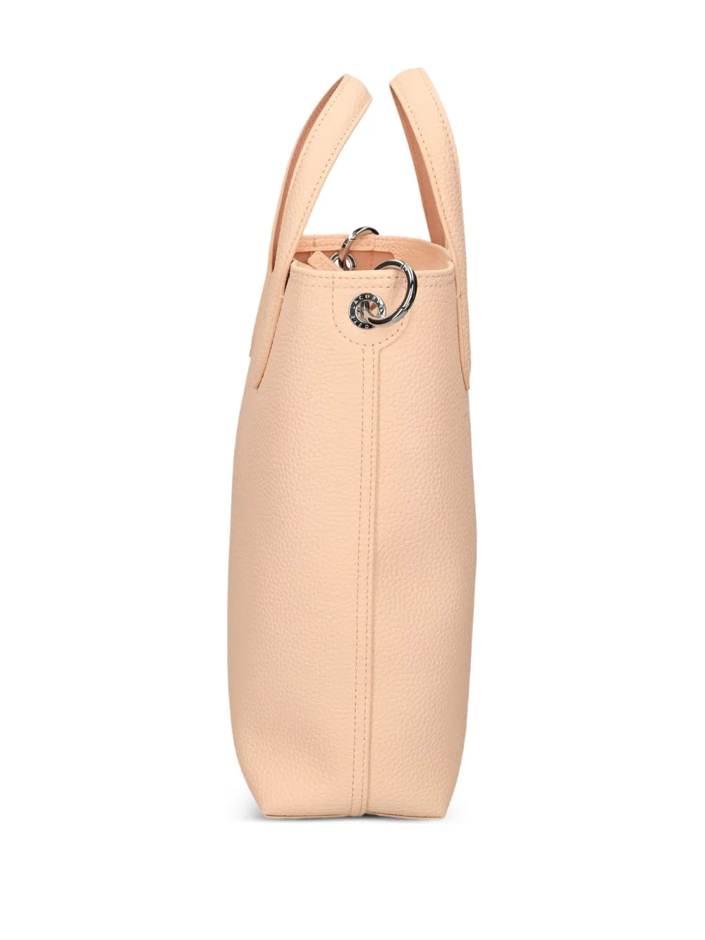 Lacostemini textured leather tote bag