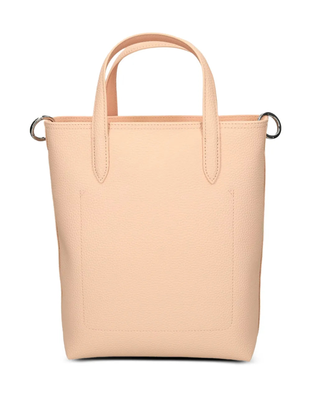 Lacostemini textured leather tote bag