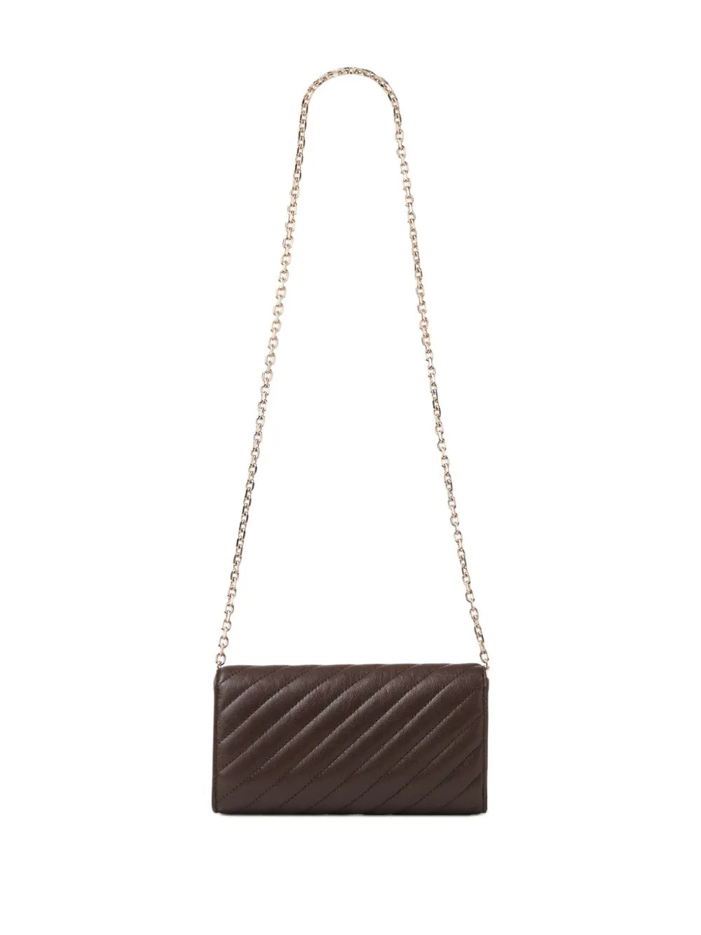 Jimmy ChooCurve quilted clutch bag