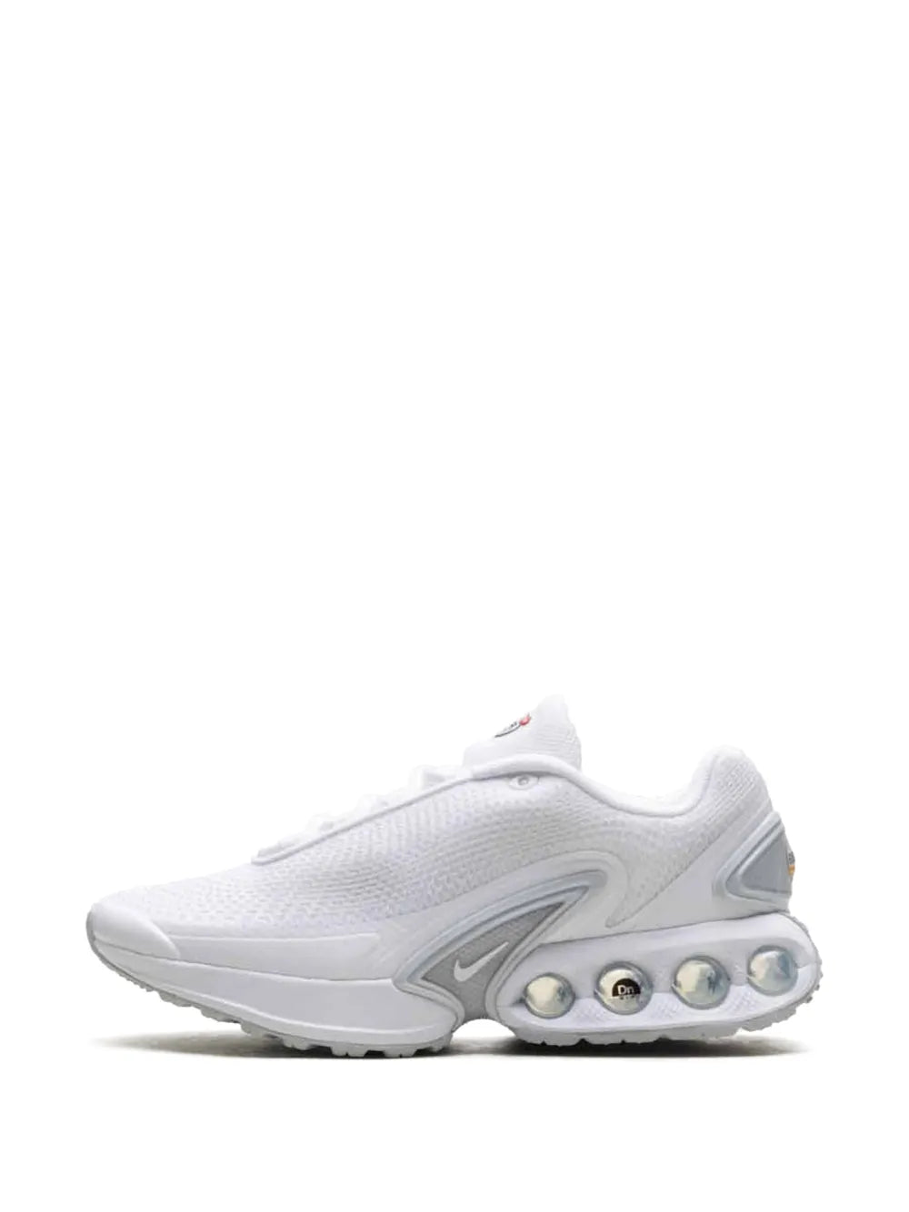 Air Max Dn White Metallic Silver Sneakers