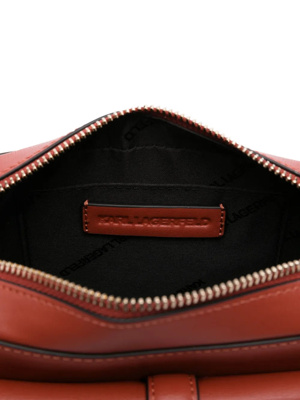 Karl LagerfeldK/Autograph padlock flap cross body bag