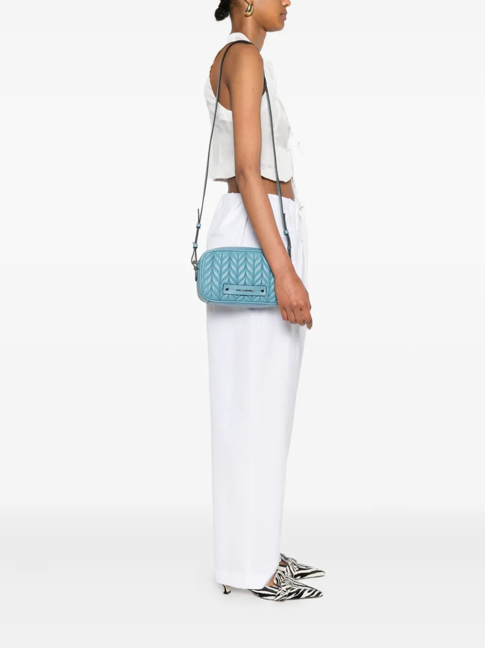 Karl Lagerfeldquilted cross body bag