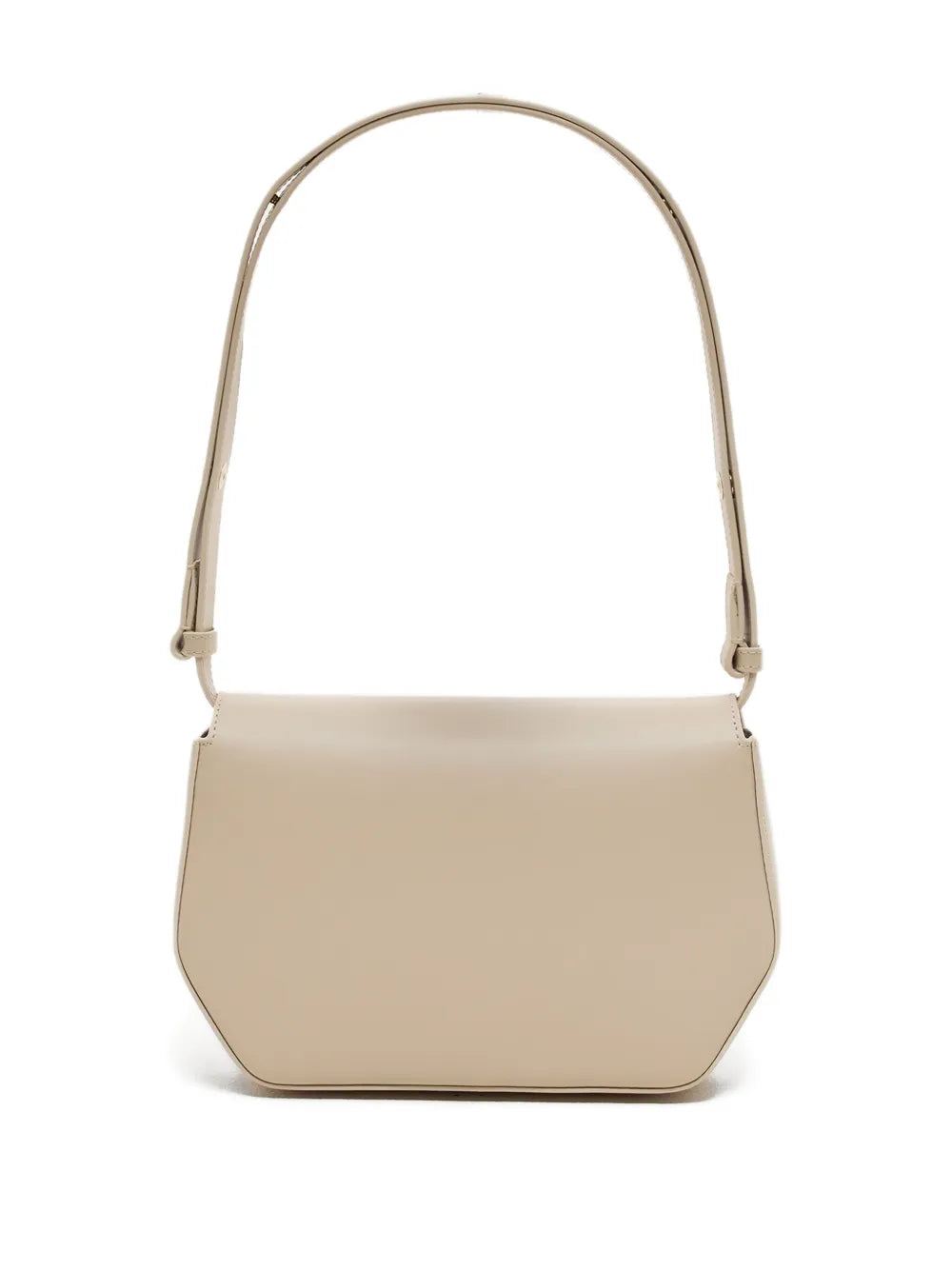 Closedleather shoulder bag