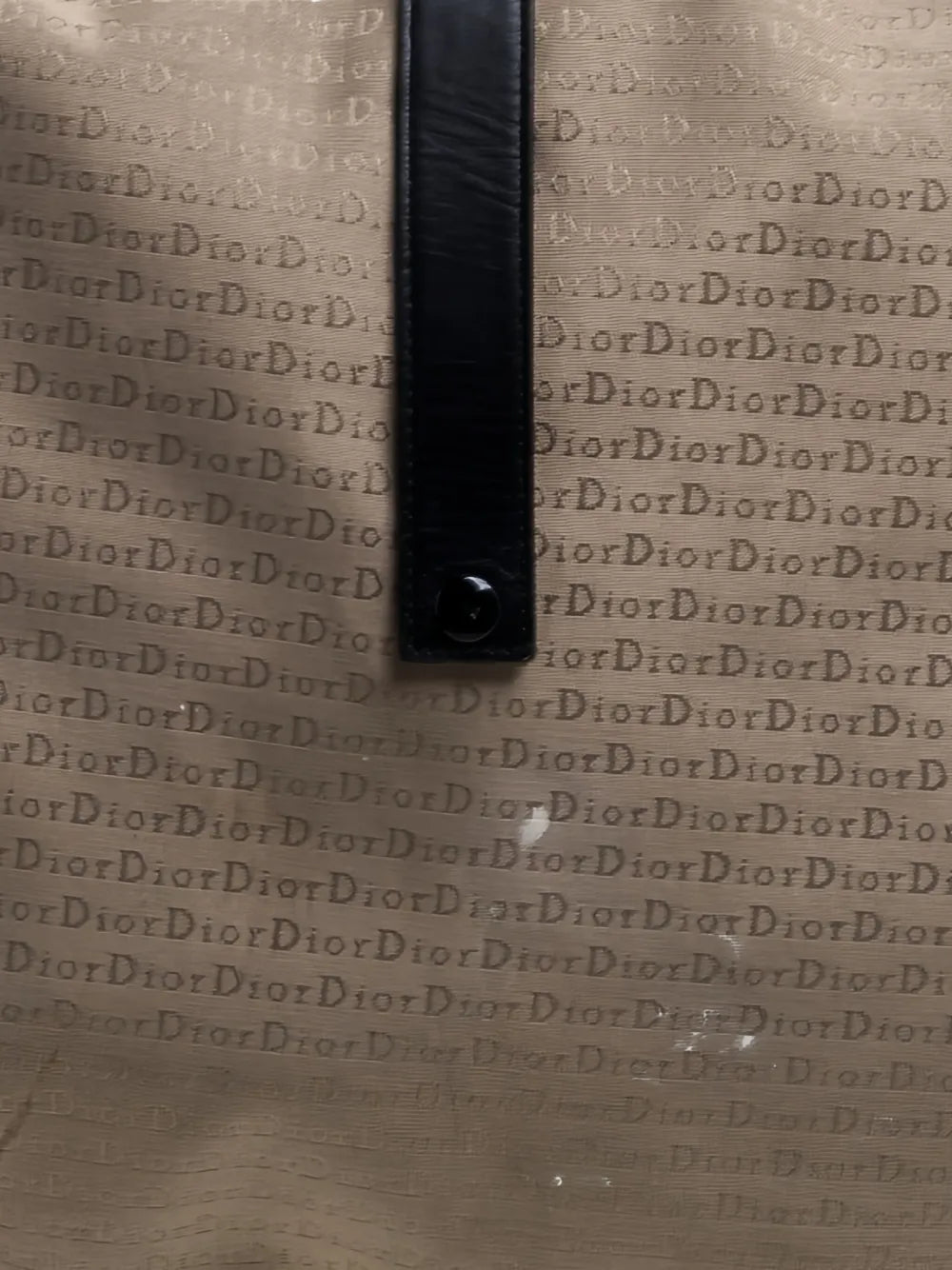 Pre-OwnedChristian Dior Pre-OwnedOblique-canvas mesh-panel shoulder bag